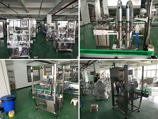 星火自動化中央廚房醬料生產(chǎn)線設(shè)備車間展示